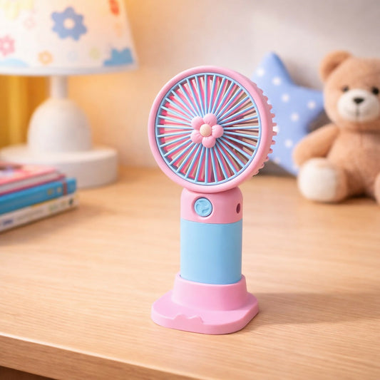 Mini Portable Table Fan for Desk | USB Rechargeable Personal Cooling Fan