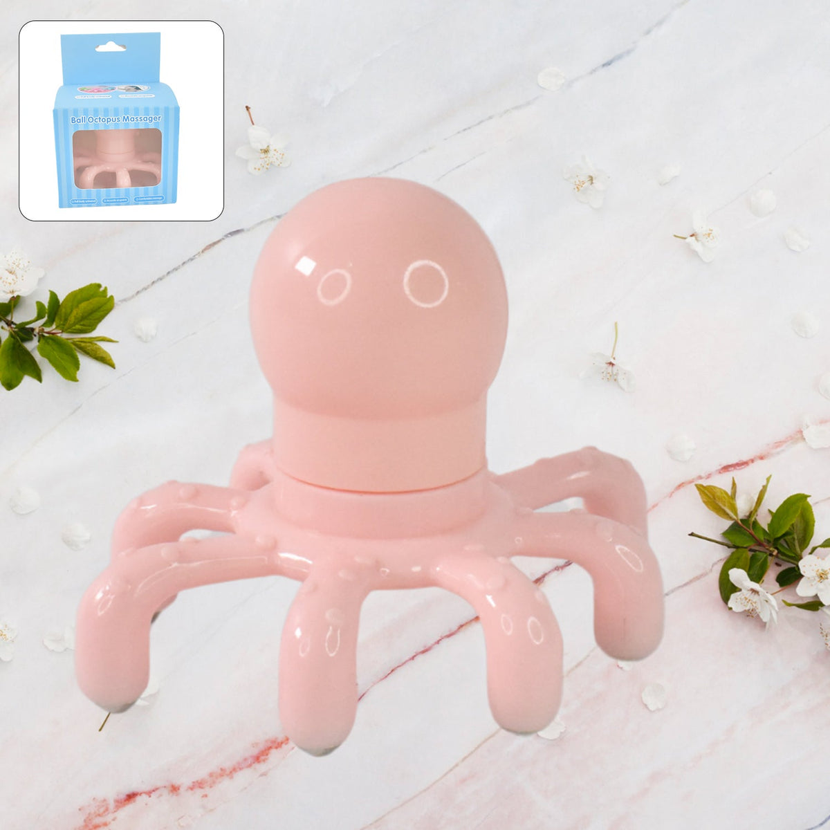 Scalp Relax Octopus Massager Octopus Claw Head Massager Long Lasting Ergonomic For Adults For Abdomen