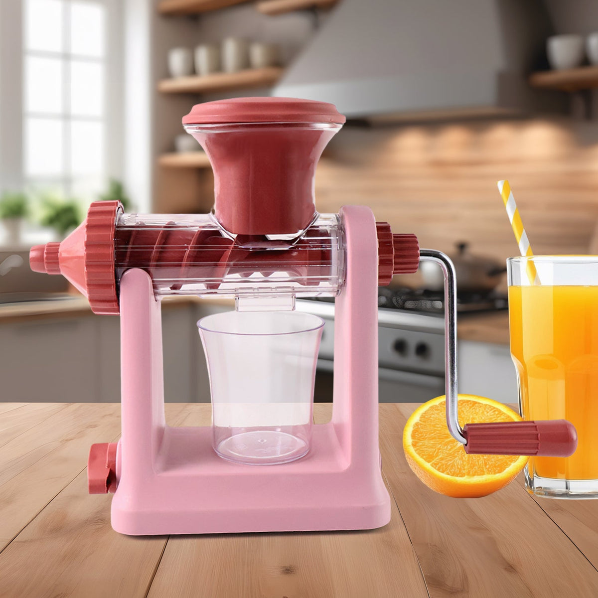 Apex Heavy-duty Manual Hand Juicer Machine Set